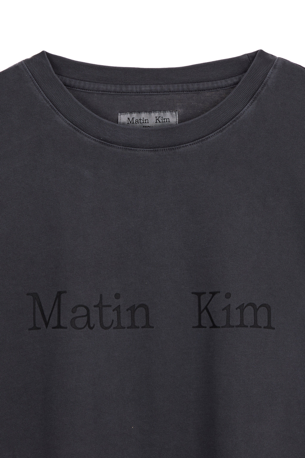 Matinkim Pigment Logo Top IN Dark Grey