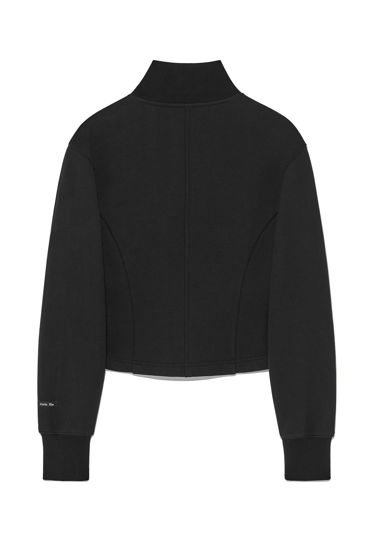 Matinkim High Neck Balloon Button Cardigan IN Black