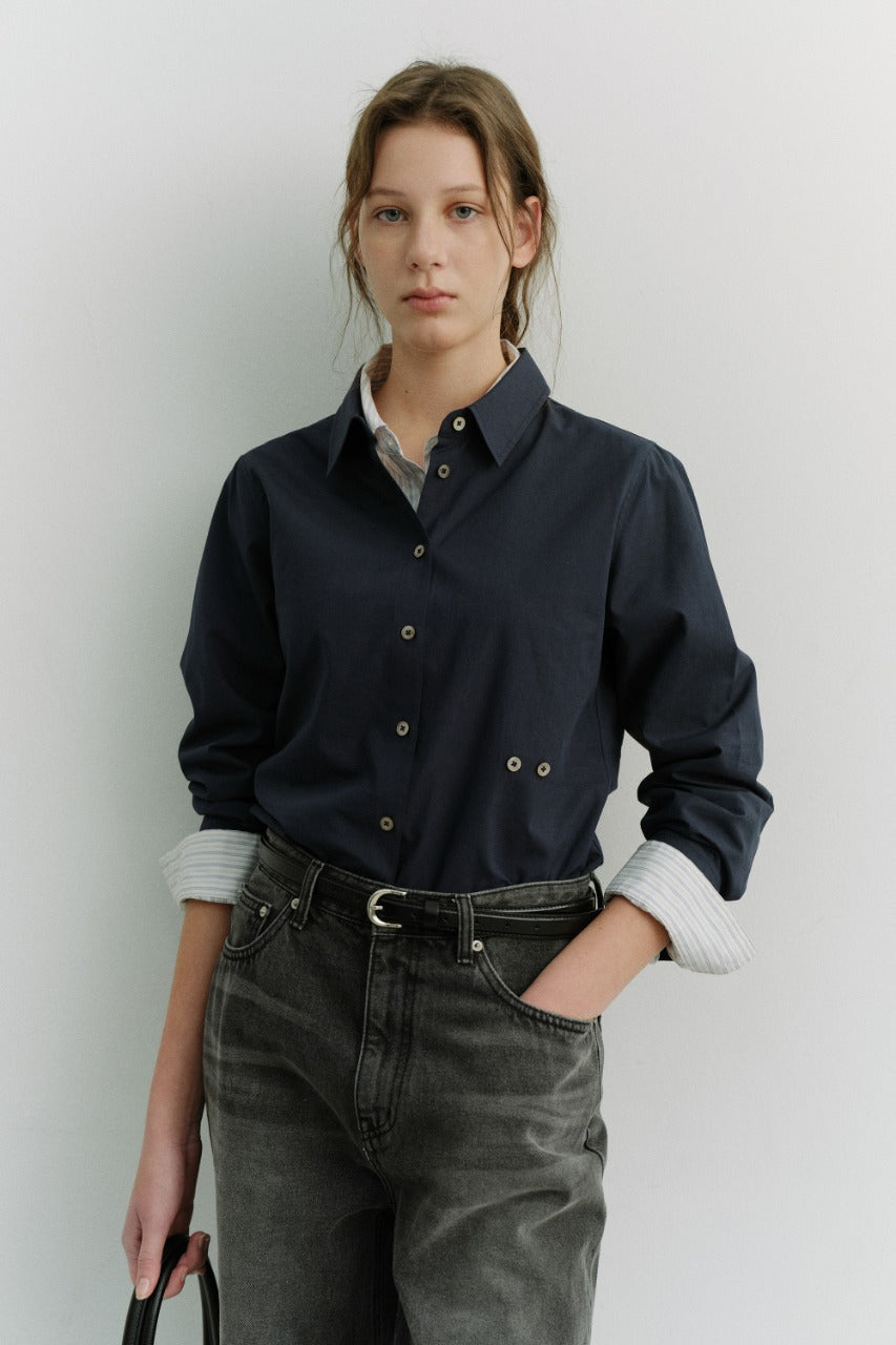 Dunst 2-Way Essential Shirt Navy