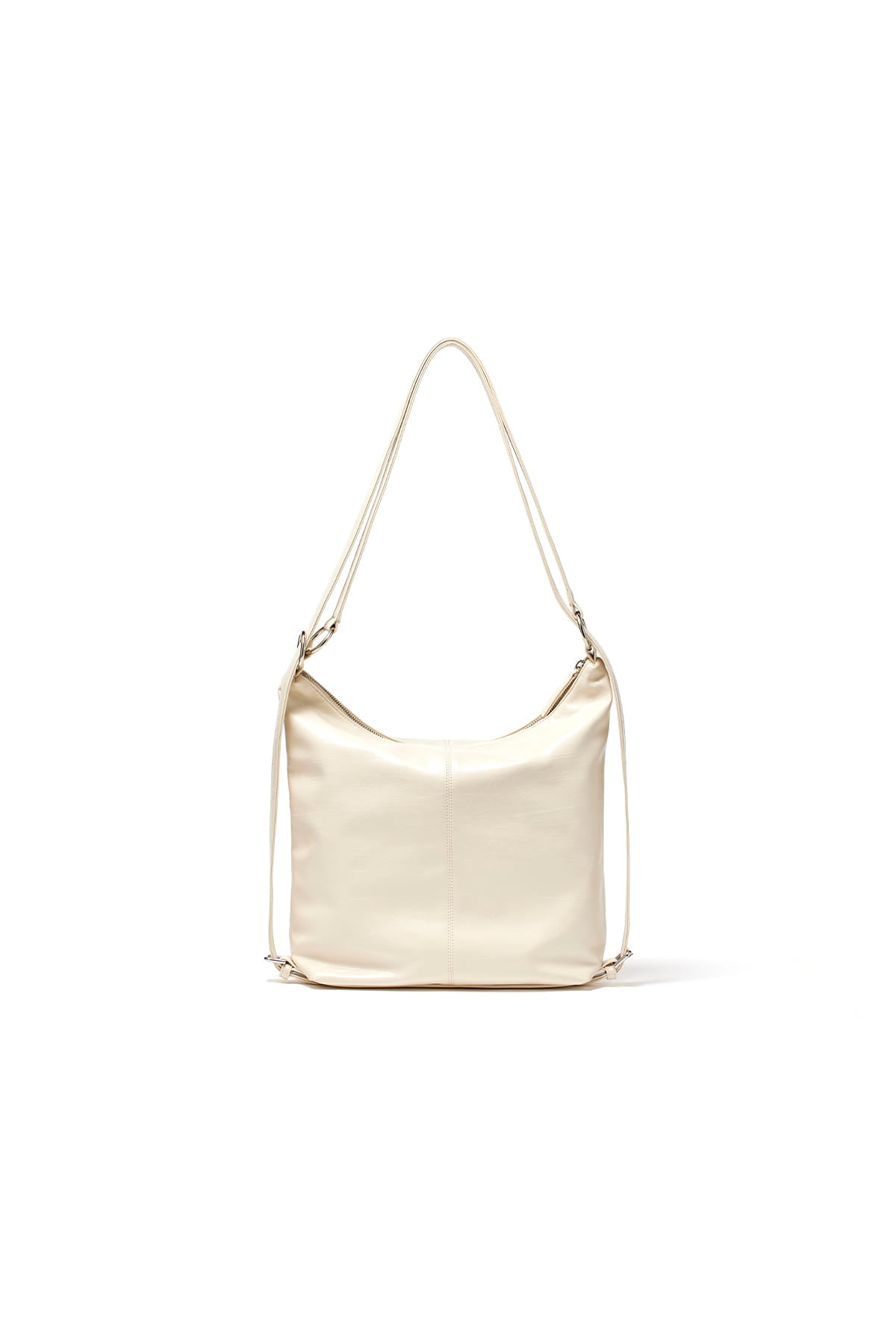 Matinkim Double Pocket Two Way Bag IN Cream