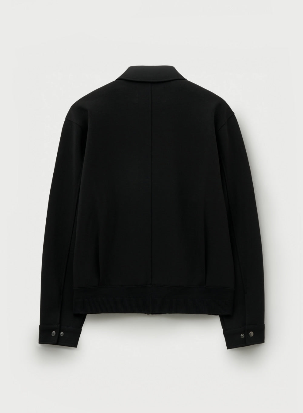 [satur] Teo Jersey Jacket - Black