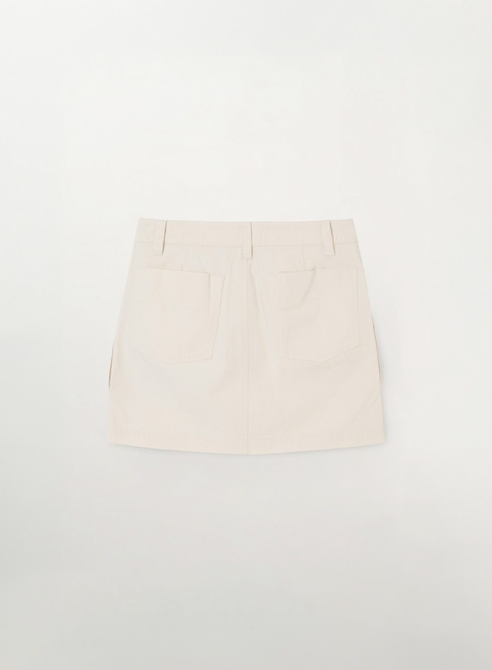 Satur (W) Ripstop Cargo Mini Skirt - Beige