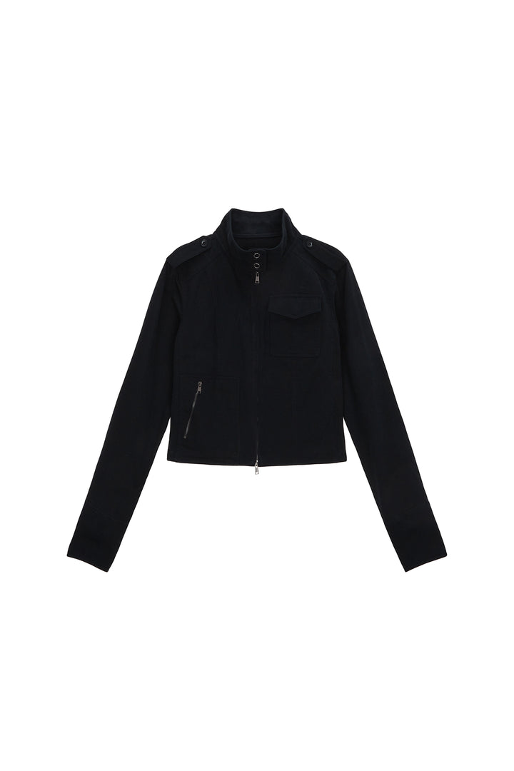 Matinkim Washed Slim Cargo Jumper IN Dark Navy