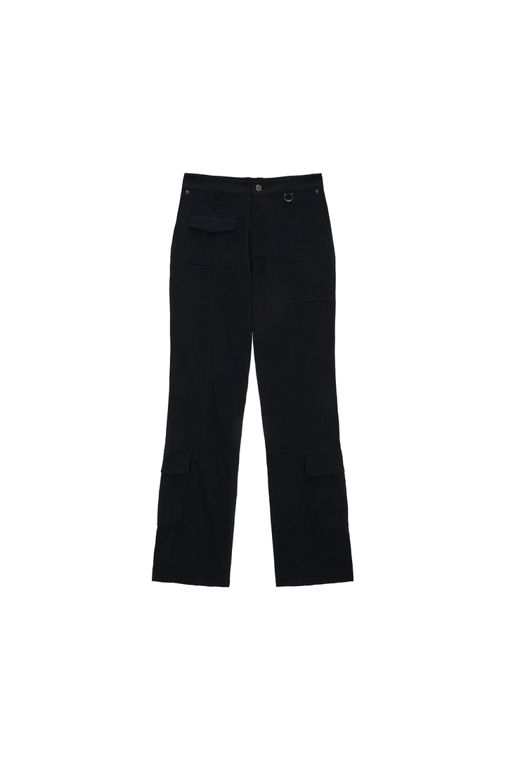 Matinkim Washed Slim Cargo Pants IN Dark Navy