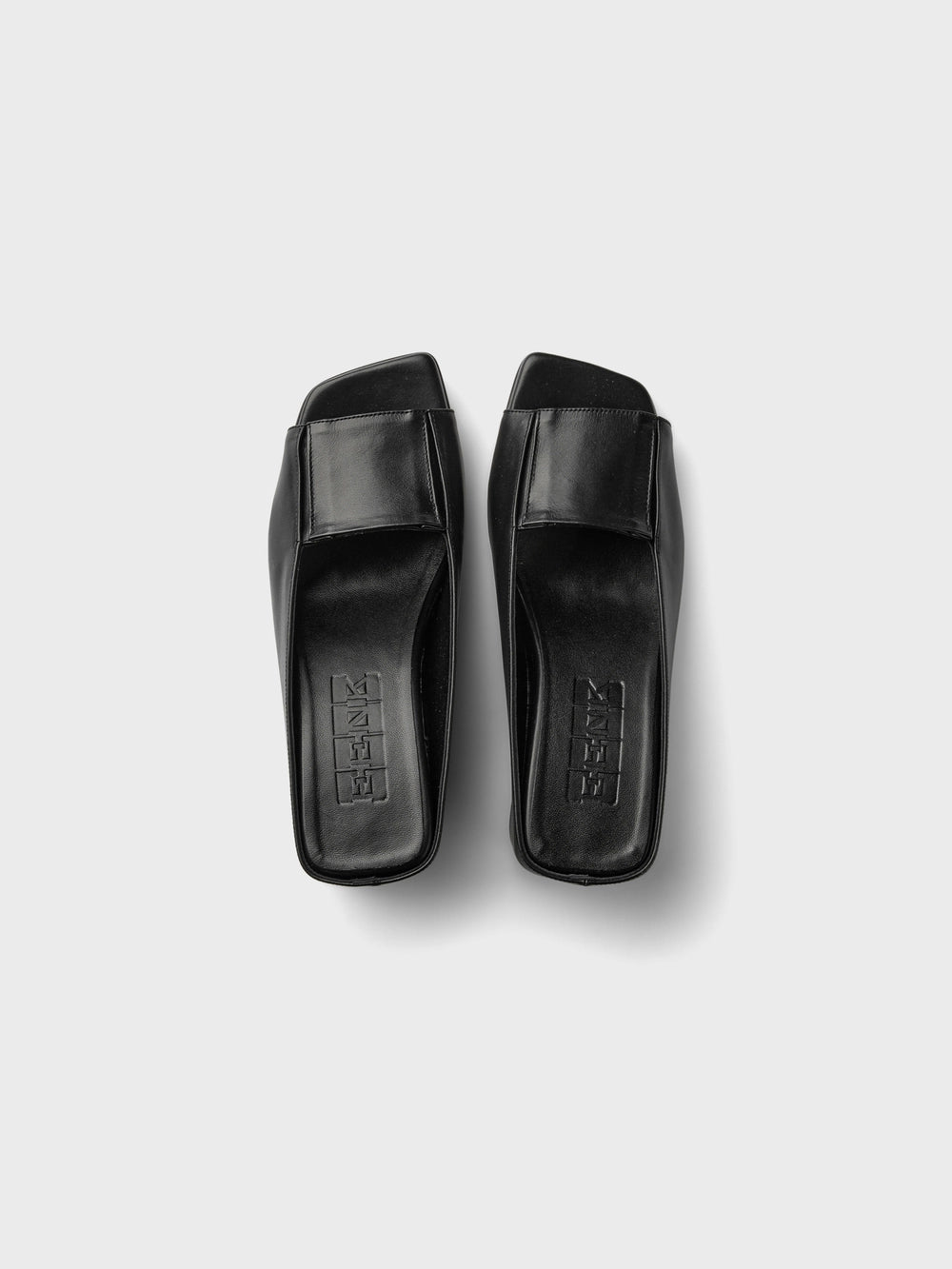 EENK Folded Wedge Heels - Black