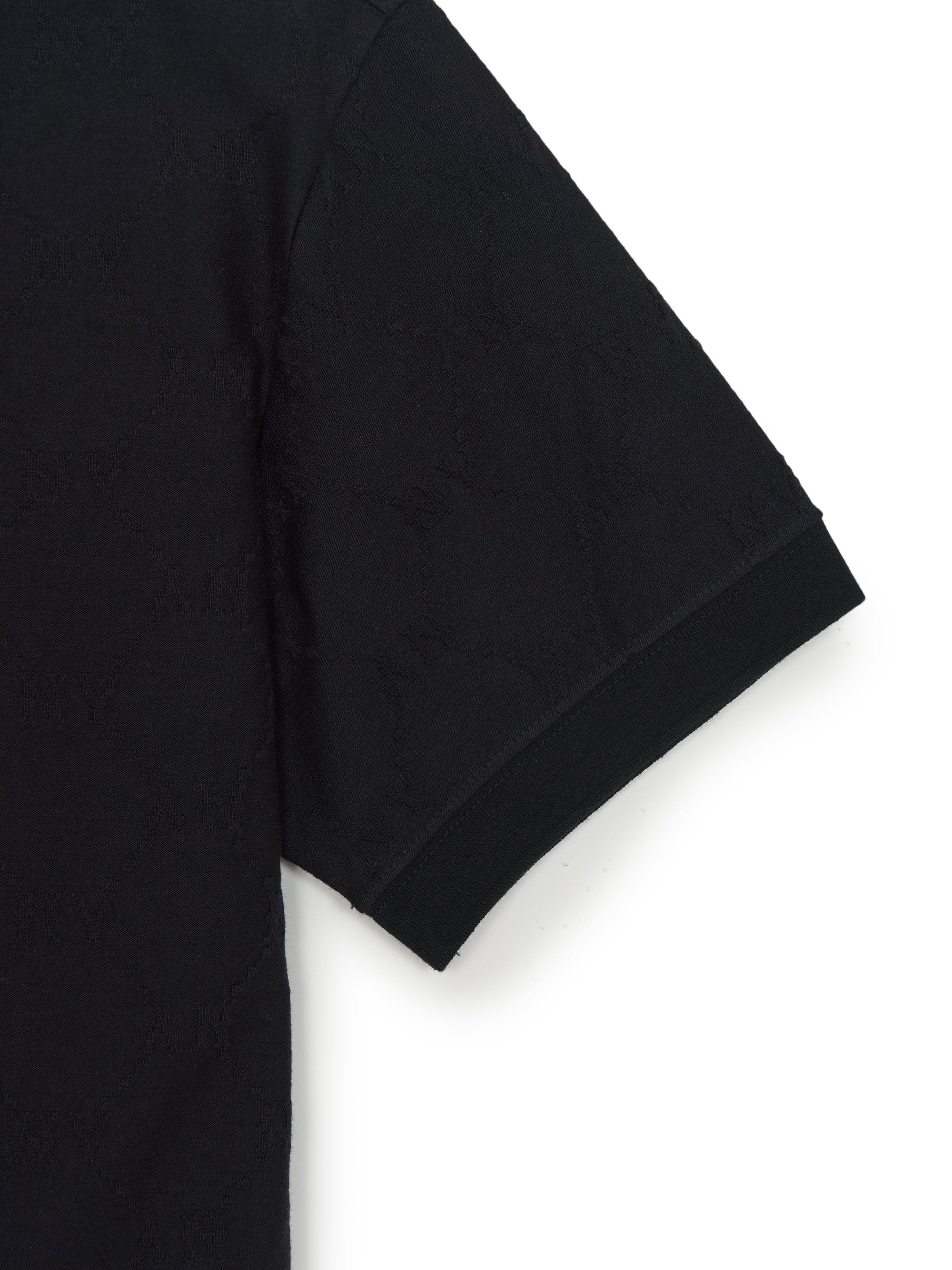 MLB Korea Dia Monogram Tonal Jacquard Polo T-Shirts