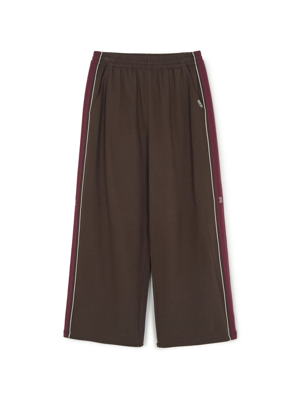 [mlb korea] BASIC SMALL LOGO MEGA WIDE TRACK PANTS