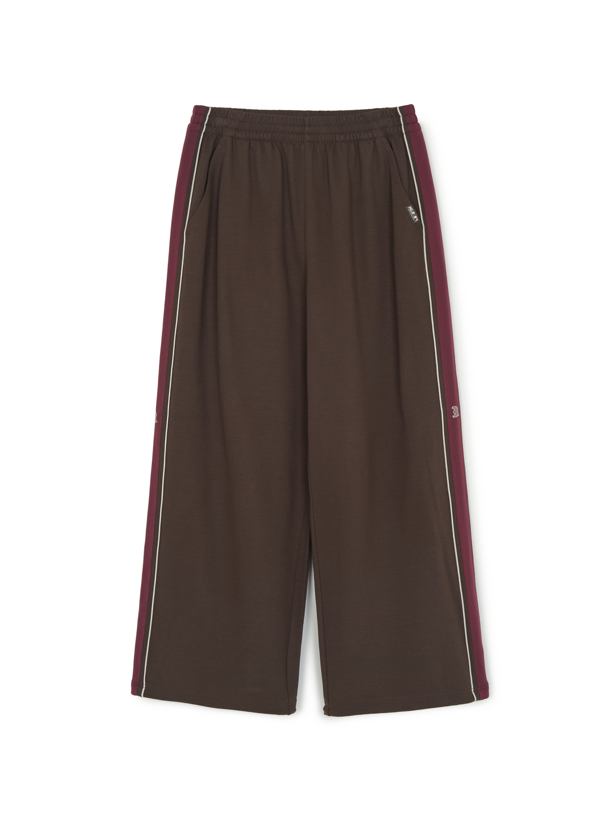 [mlb korea] BASIC SMALL LOGO MEGA WIDE TRACK PANTS