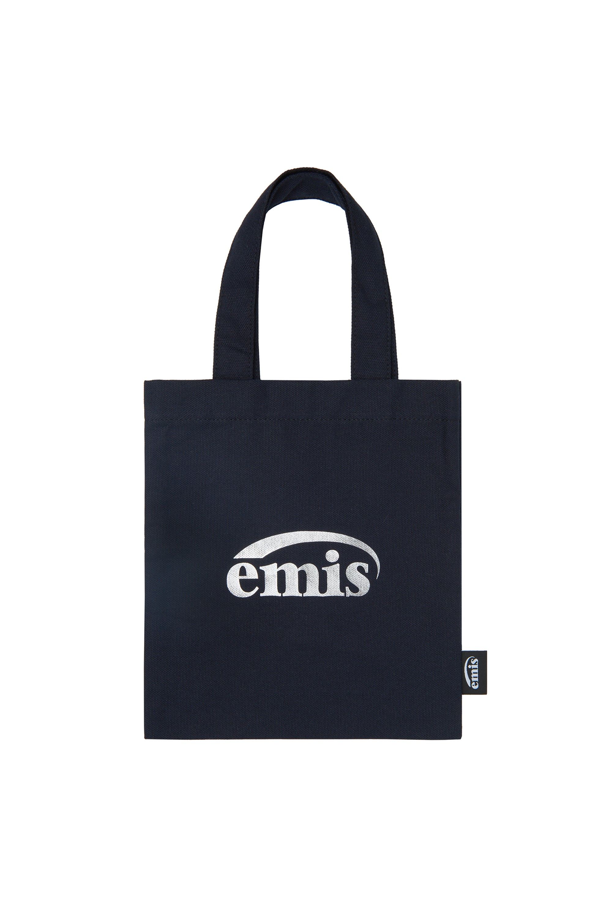 SILVER LOGO MINI ECO BAG-NAVY
