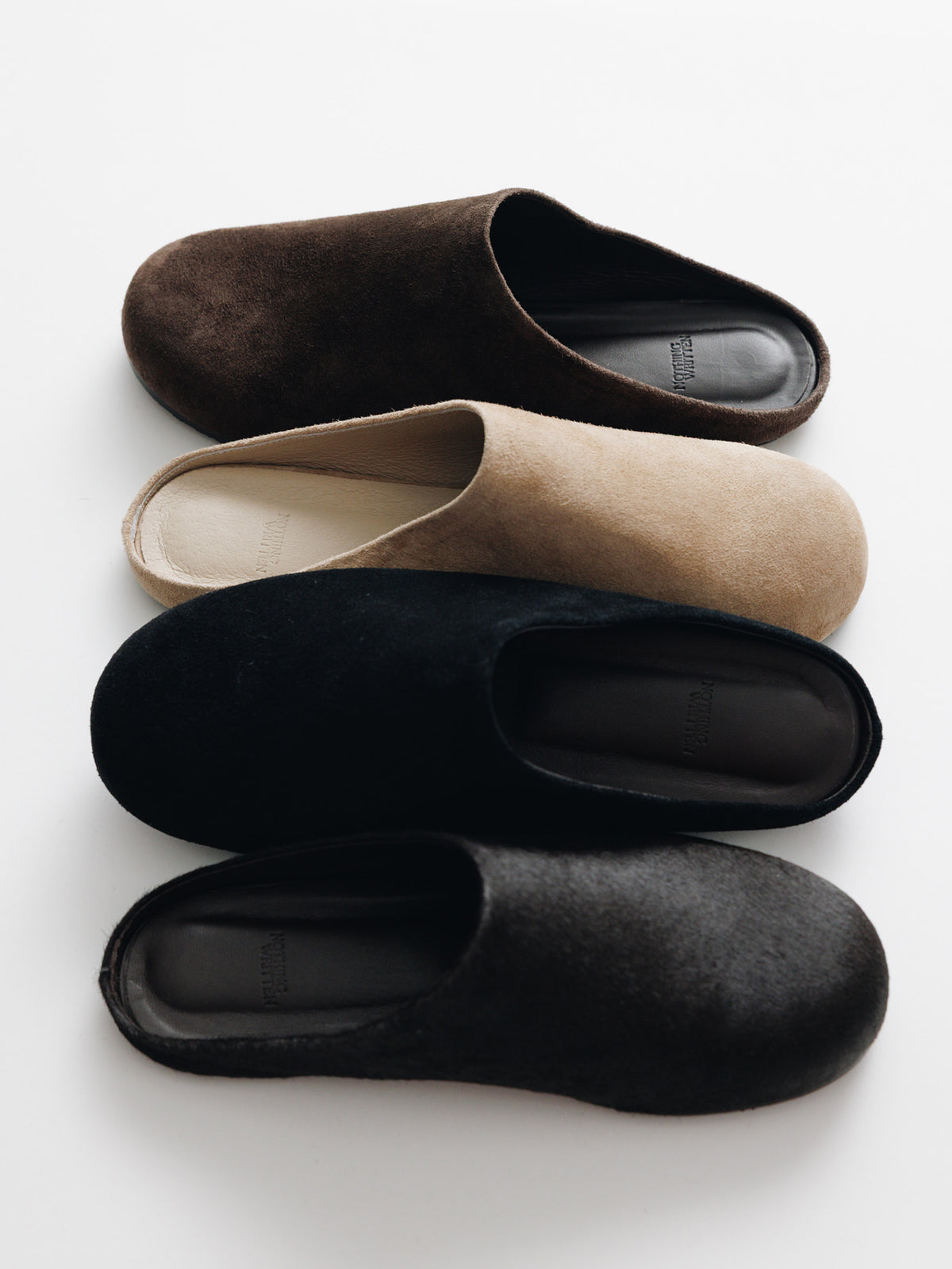 Nothing Written Leo slide mule (Sand suede)