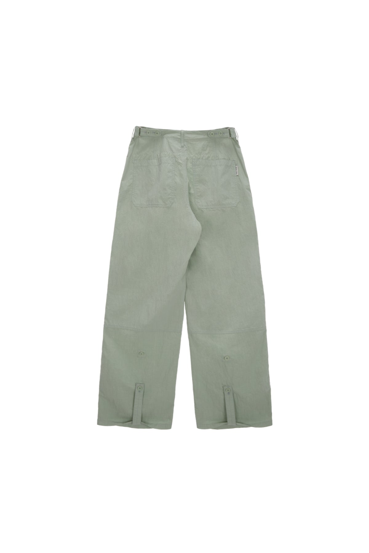 Matinkim Button Roll UP Double Knee Pants For Men IN Mint