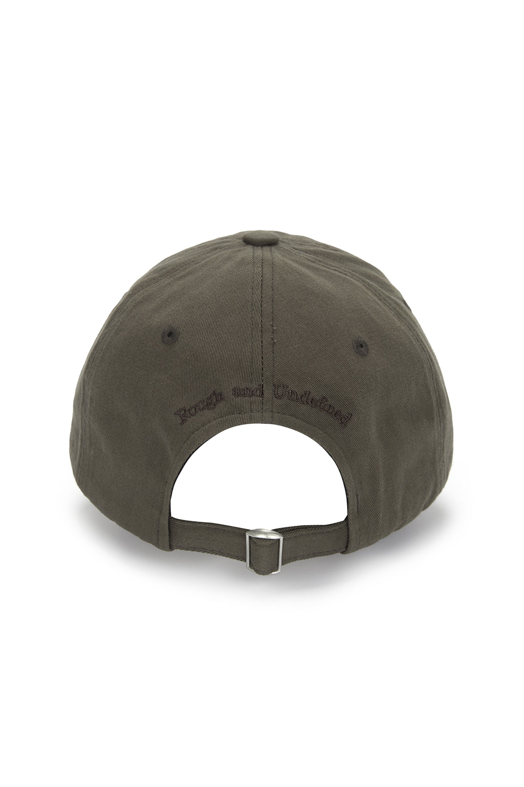 [matinkim] APPLIQUE CIRCLE LOGO BALL CAP IN BROWN