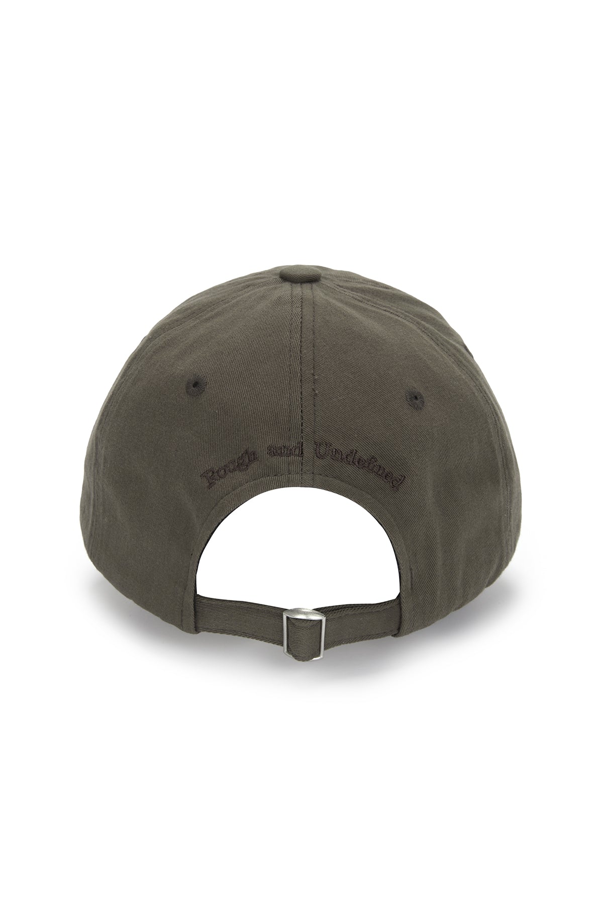 [matinkim] APPLIQUE CIRCLE LOGO BALL CAP IN BROWN
