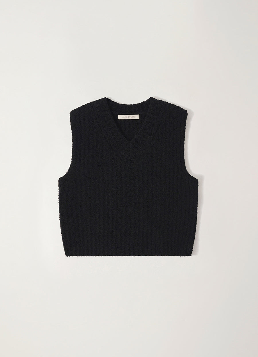 Nothing Written Garine wool vest (Black)