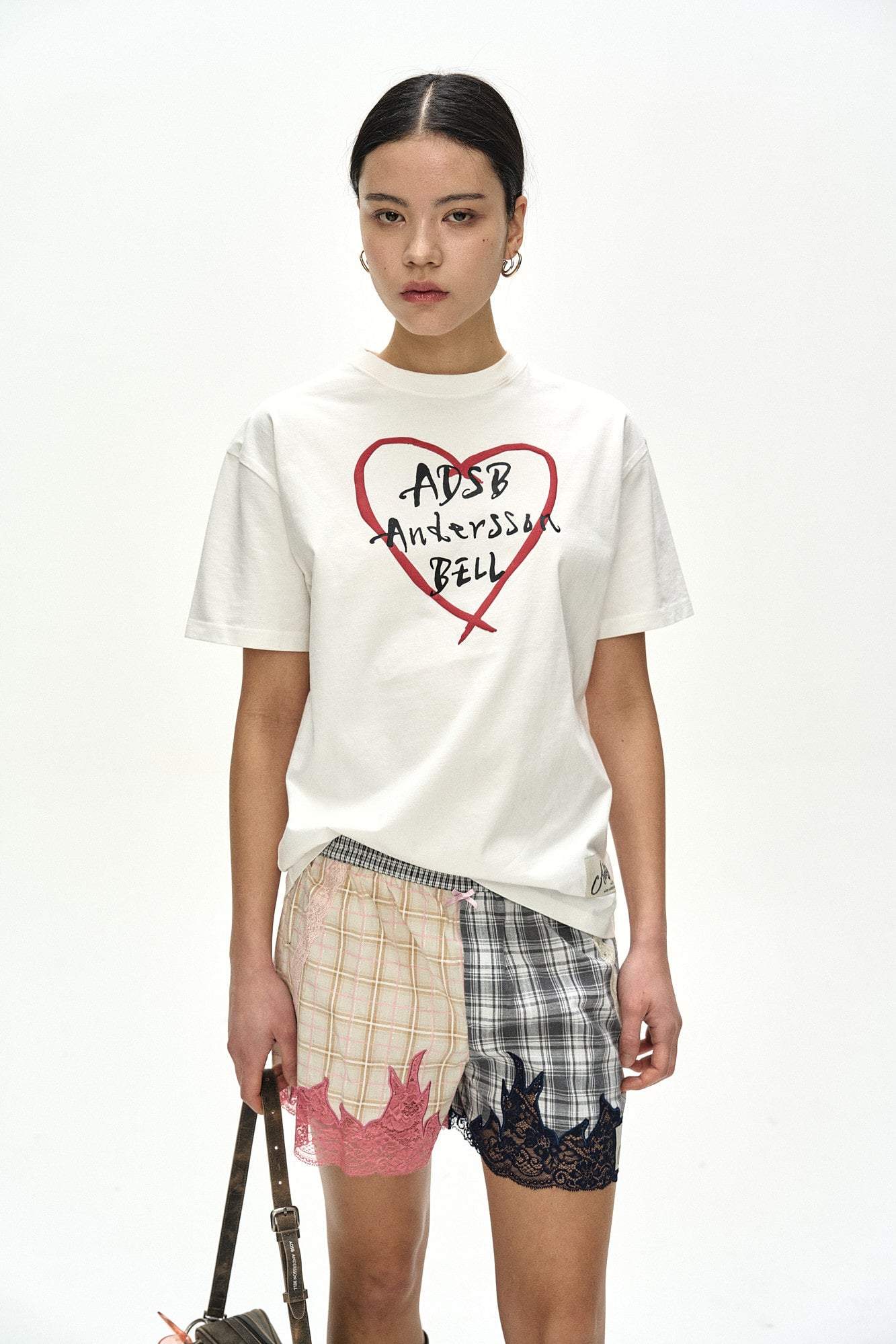 Andersson Bell Lace & Check Embroidered Boxer Shorts