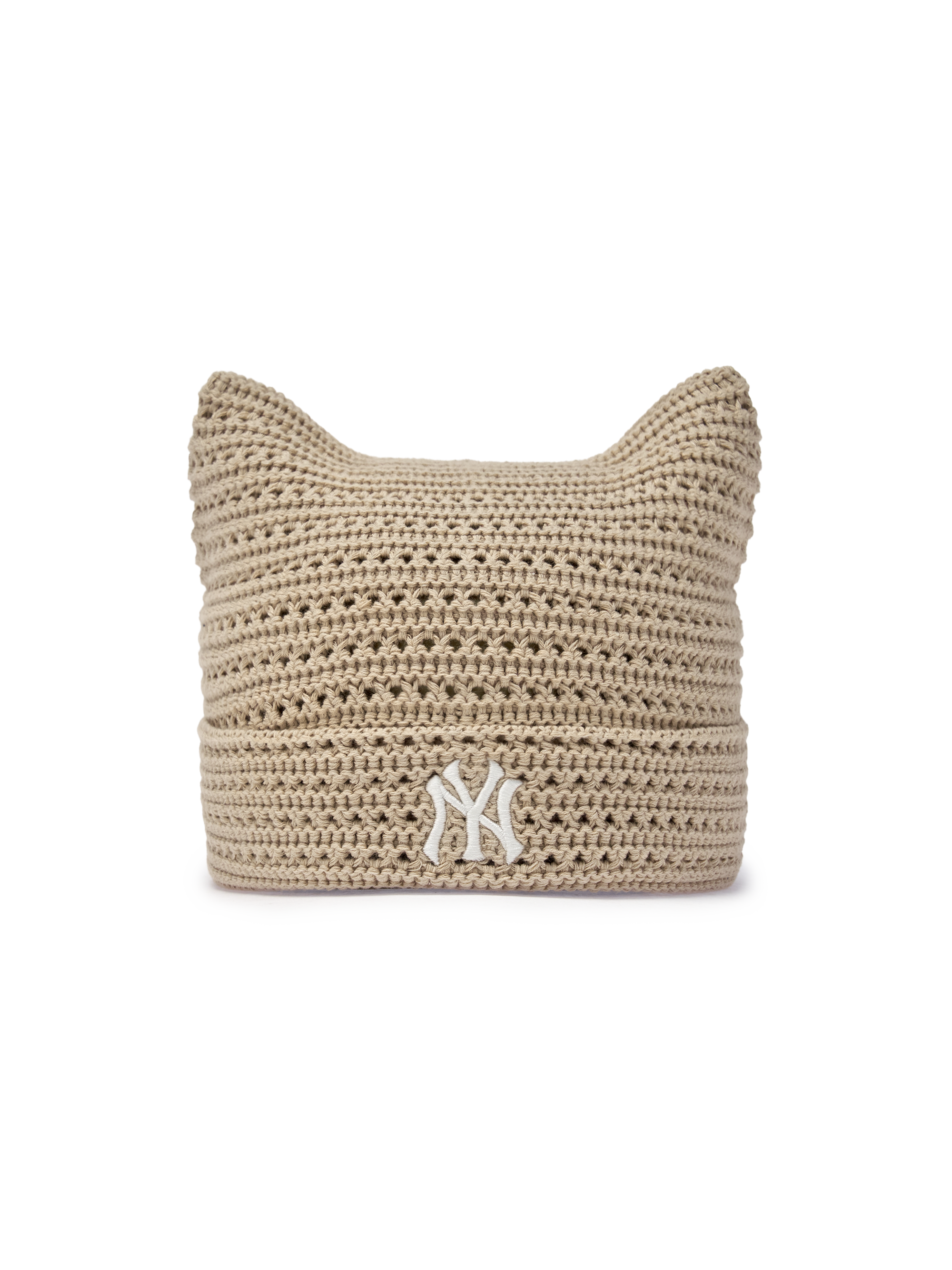 MLB Korea Summer Crochet Meowing Beanie