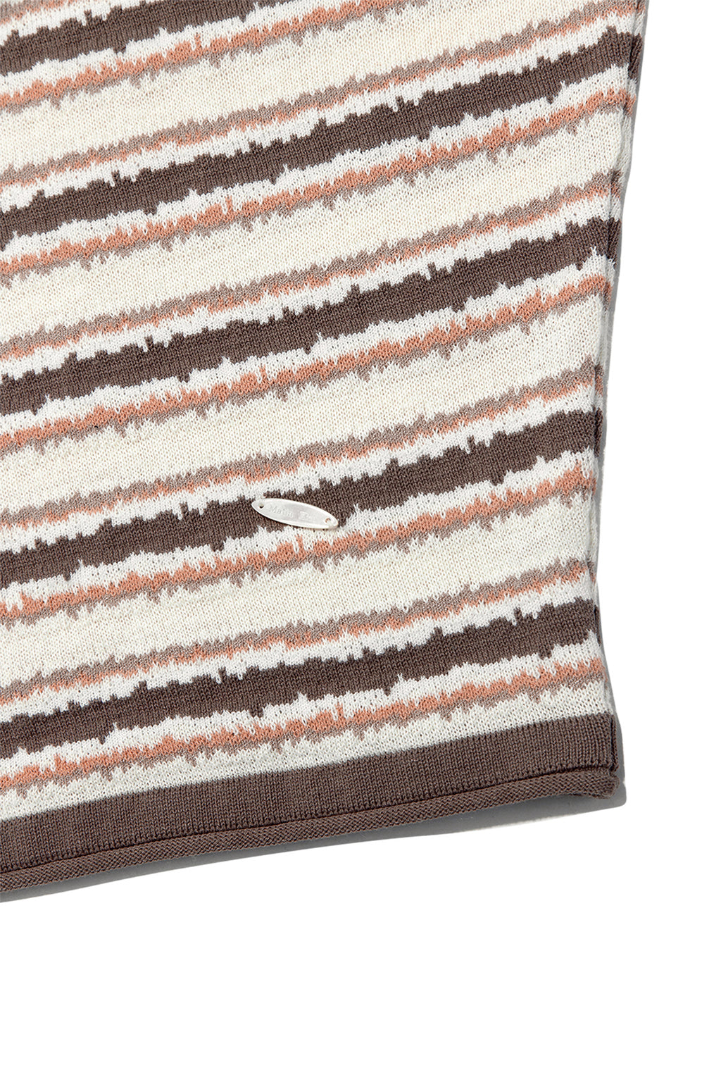 Matinkim Multi Stripe Sleeveless Knit Top IN Brown