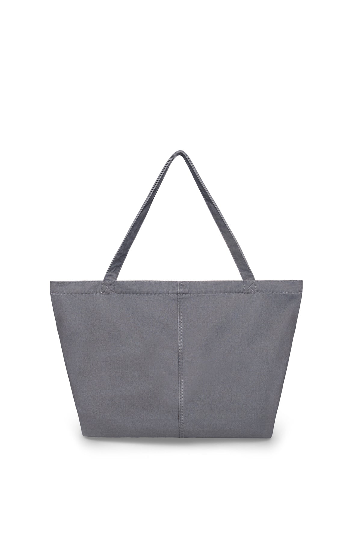 Matinkim Vintage Washed Cotton Shoulder Bag IN Grey