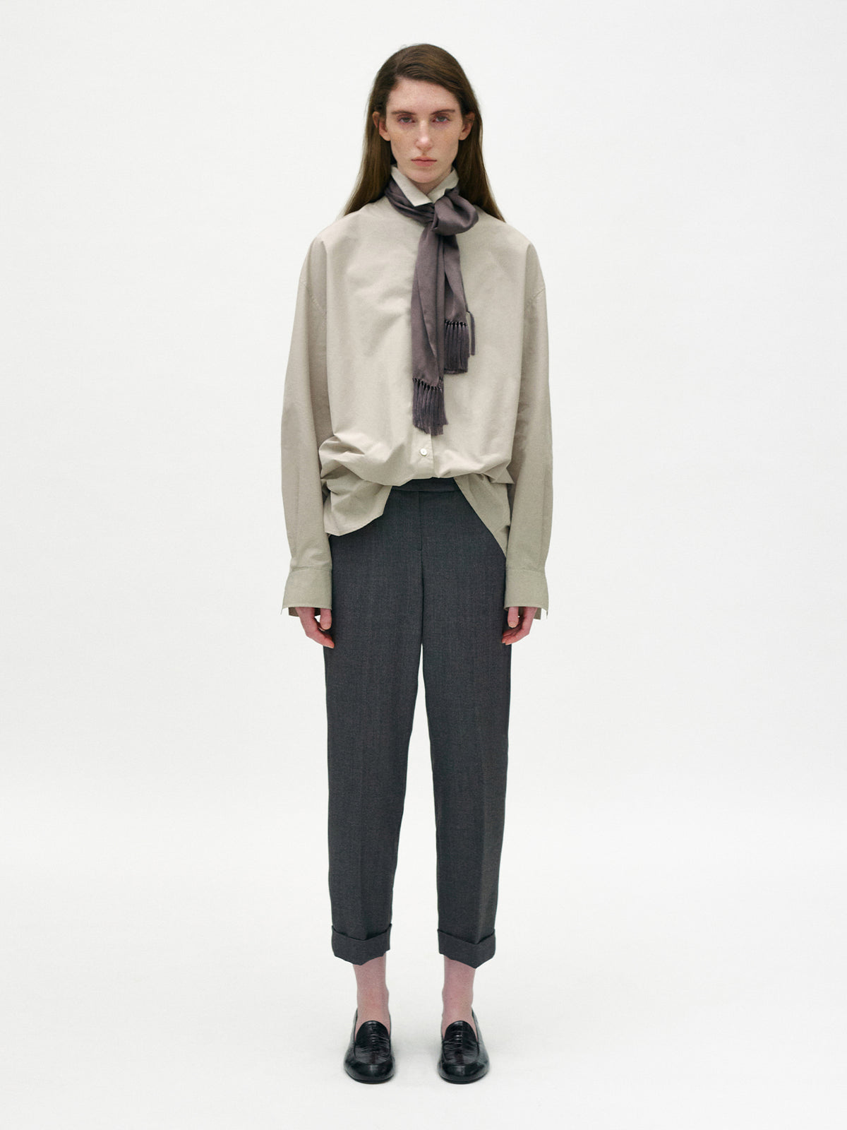 Nothing Written Leta classic shirt (Muted beige)