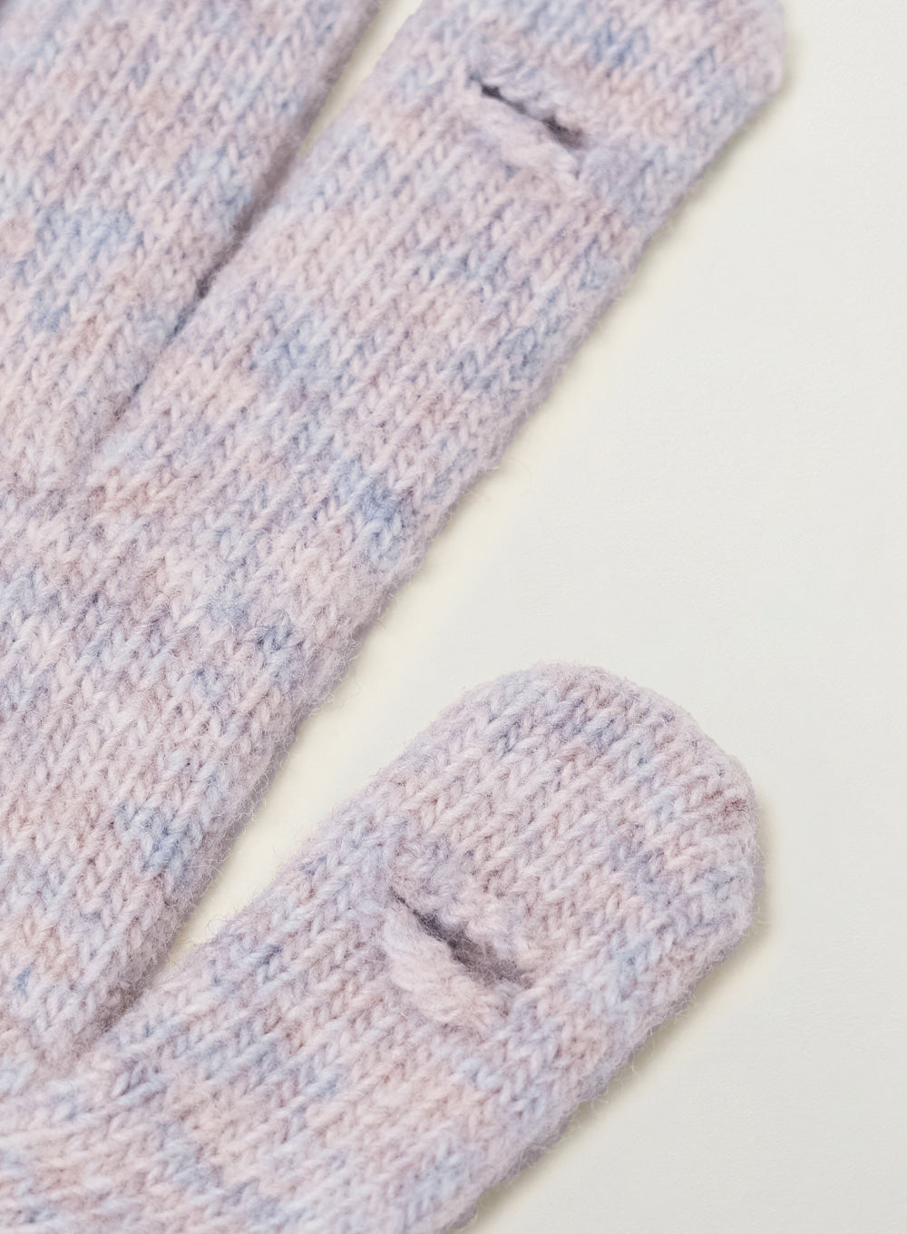 [satur] Basic Knit Glove - Purple