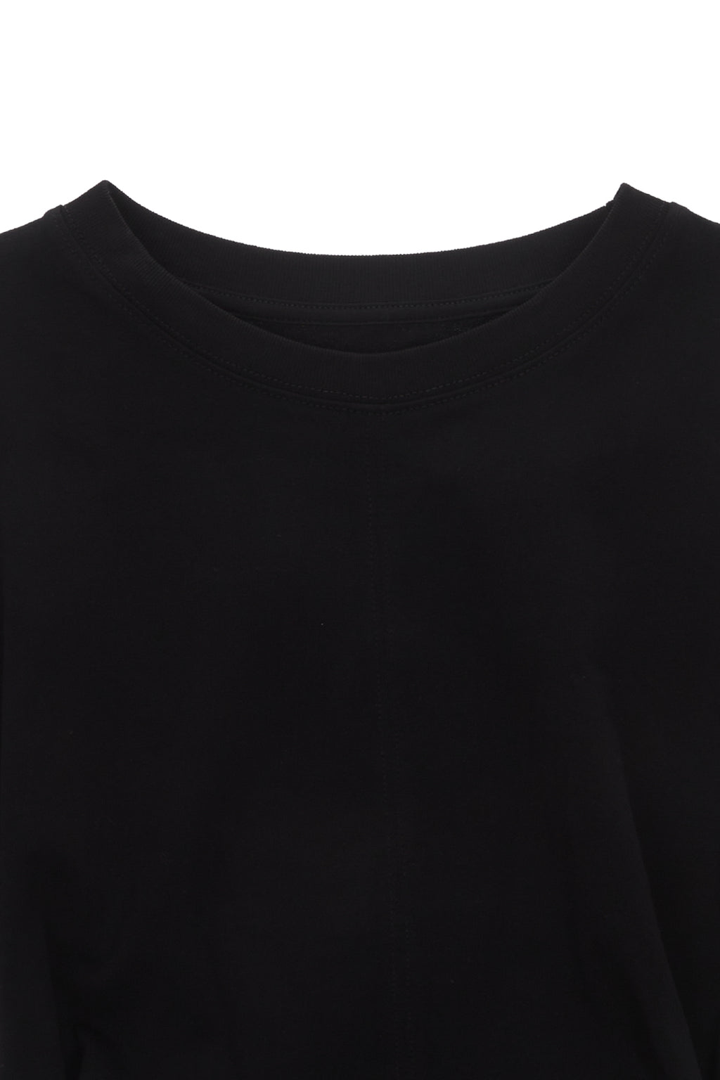 [matinkim] STRING SLIT DETAIL TOP IN BLACK