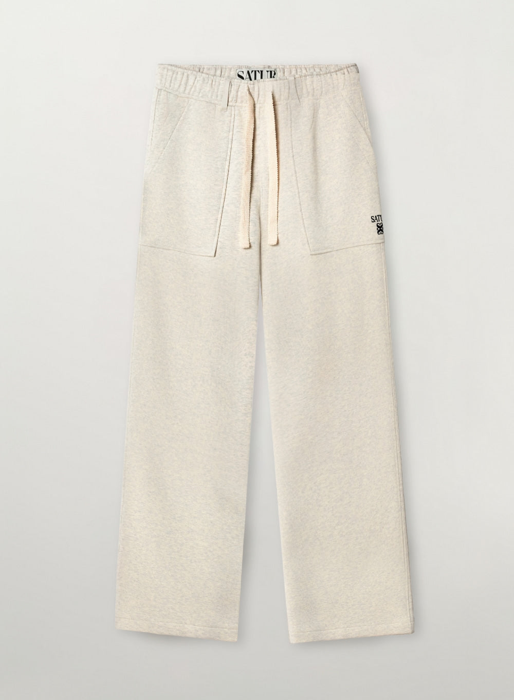 [satur] Fatigue Cargo Sweatpants - Oatmeal
