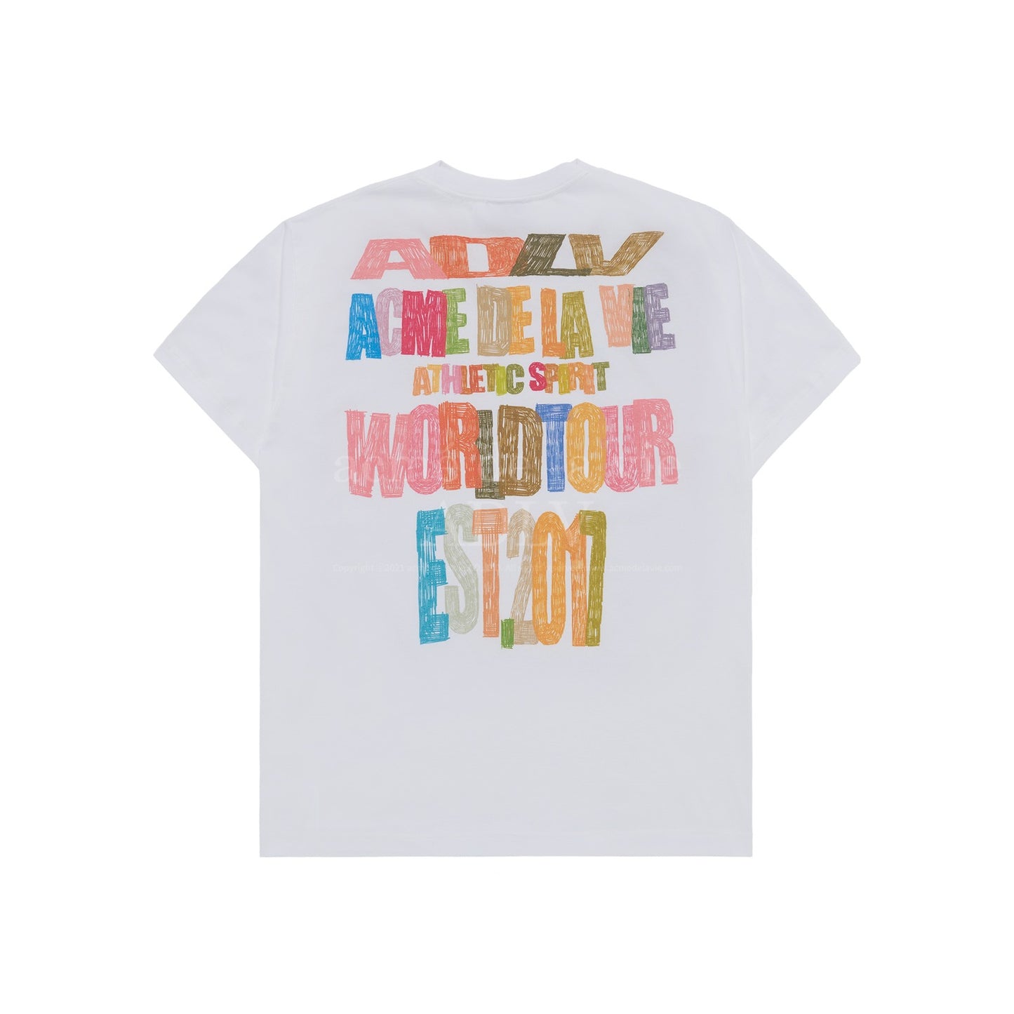 CRAYON DRAWING LOGO SHORT SLEEVE T-SHIRT