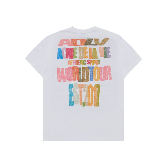 CRAYON DRAWING LOGO SHORT SLEEVE T-SHIRT