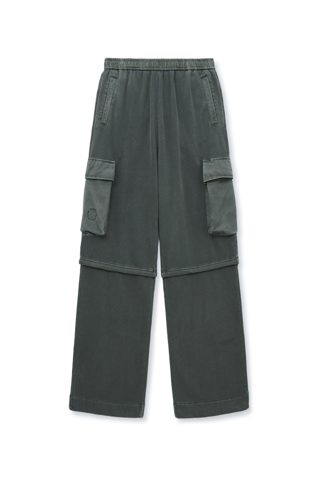 [matinkim] PIGMENT DYED CARGO PANTS FOR MEN IN CHARCOAL