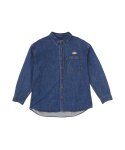 DENIM SHACKET-BLUE DENIM