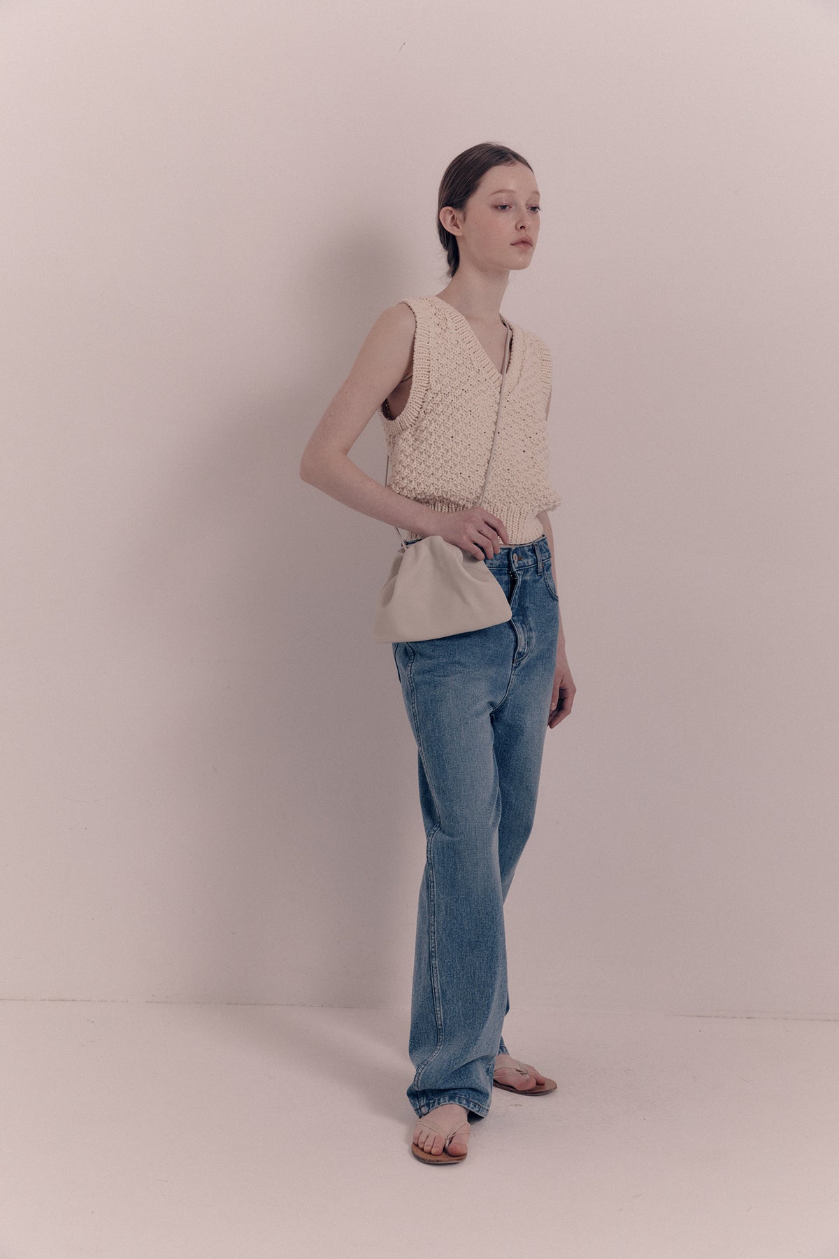Nothing Written Nella strap bag (Light beige)