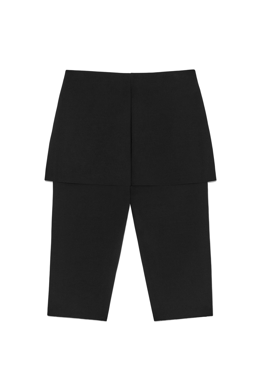 [matinkim] BANDING CAPRI SKIRT PANTS IN BLACK