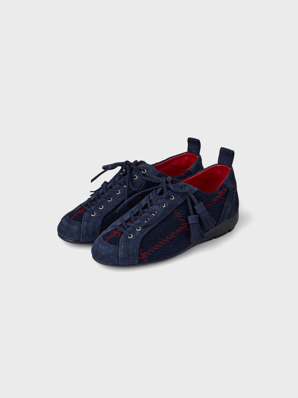 EENK Tassel Detail Lace-Up Sneakers - Navy