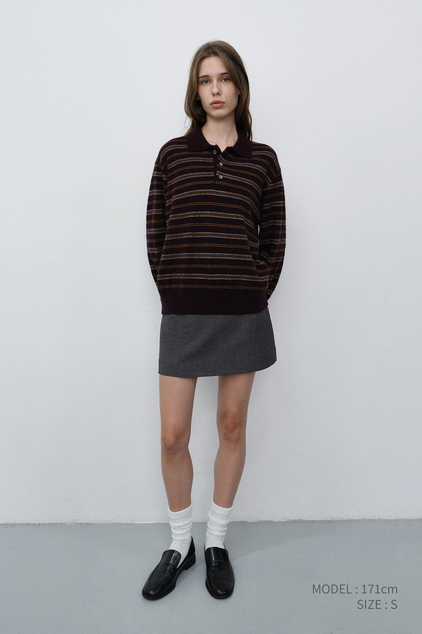 Dunst Mini Skirt Charcoal Grey