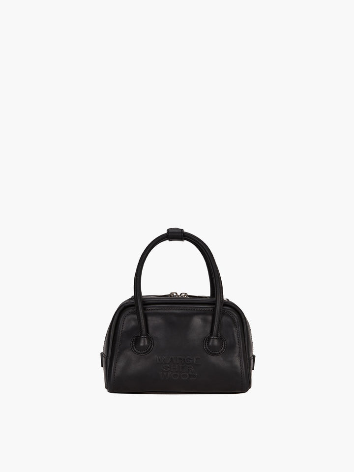 Margesherwood Soft Tote Mini black pull-up