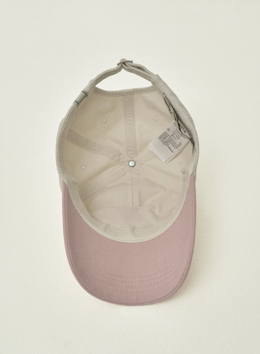 [satur] Bon Voyage Contrast 5 Panel Ball Cap - Pink