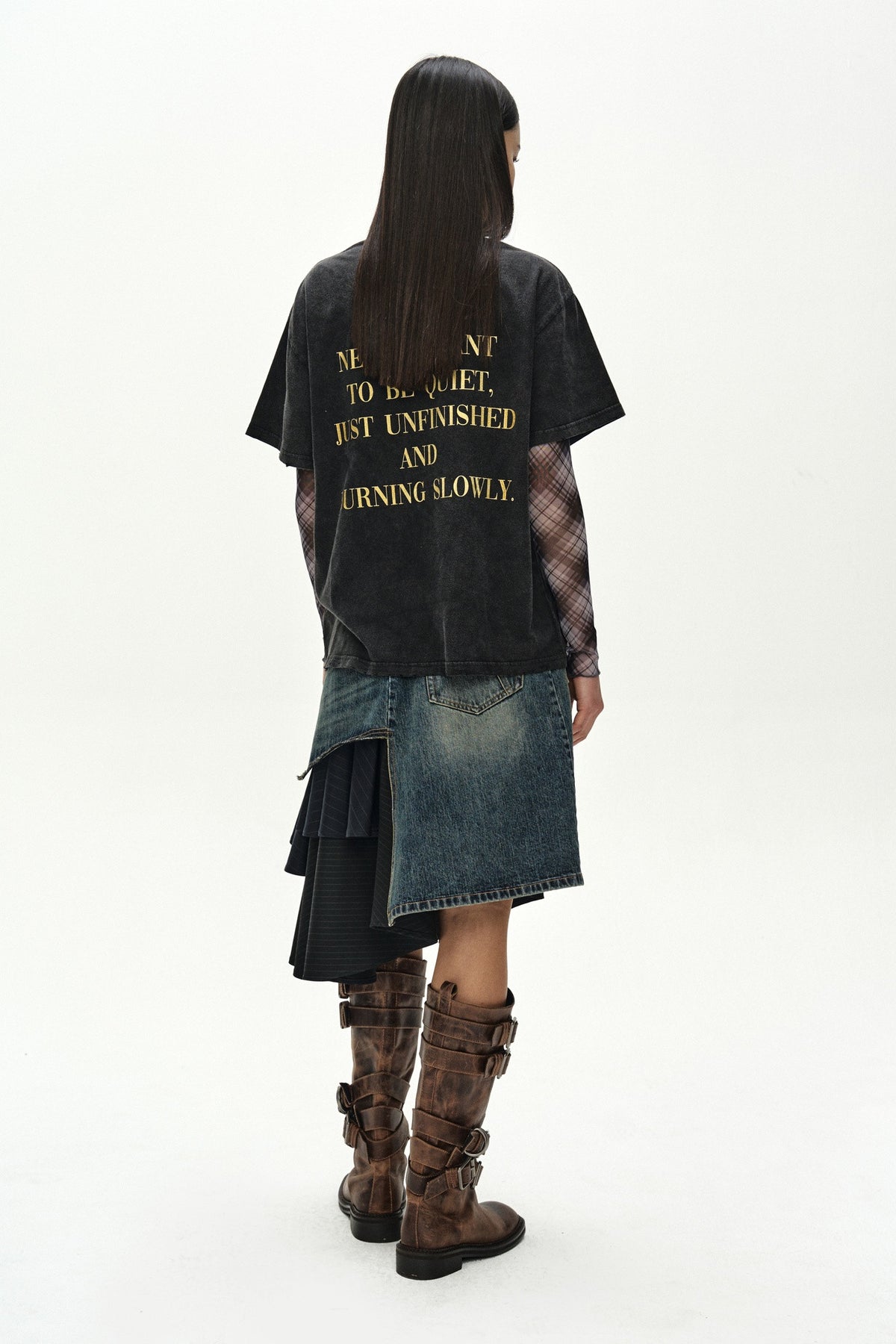 Andersson Bell Layered Frame Printed T-Shirt