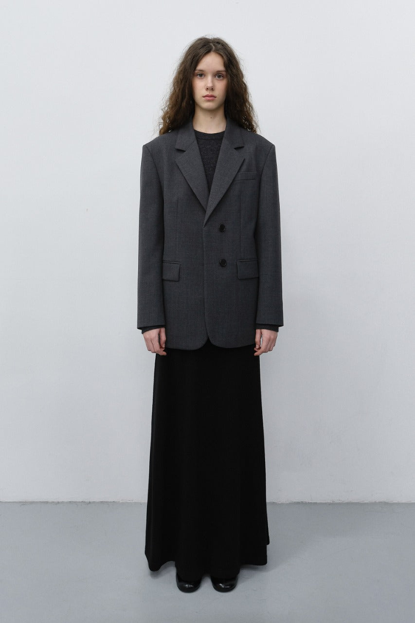 Dunst Knitted Maxi Skirt Black