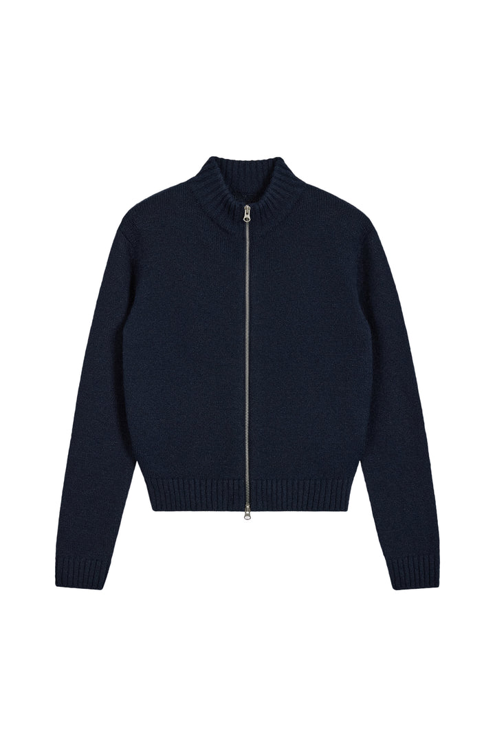 EMIS Heart Logo Zip Cardigan-Navy