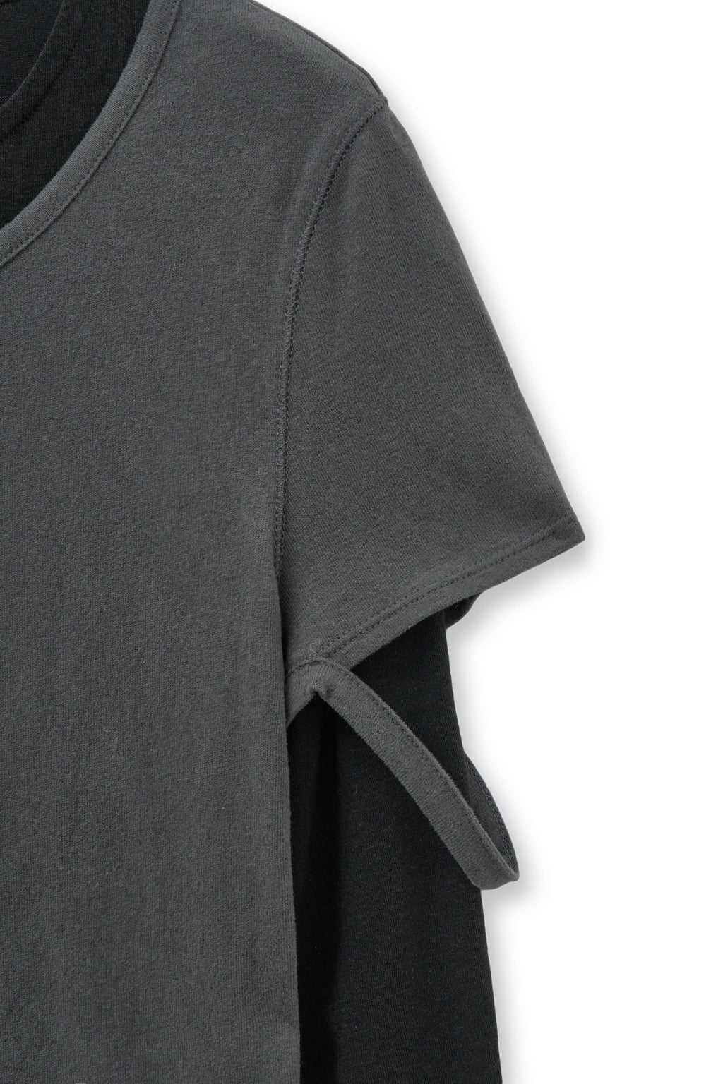 Matinkim Layered Point Slim Top IN Charcoal