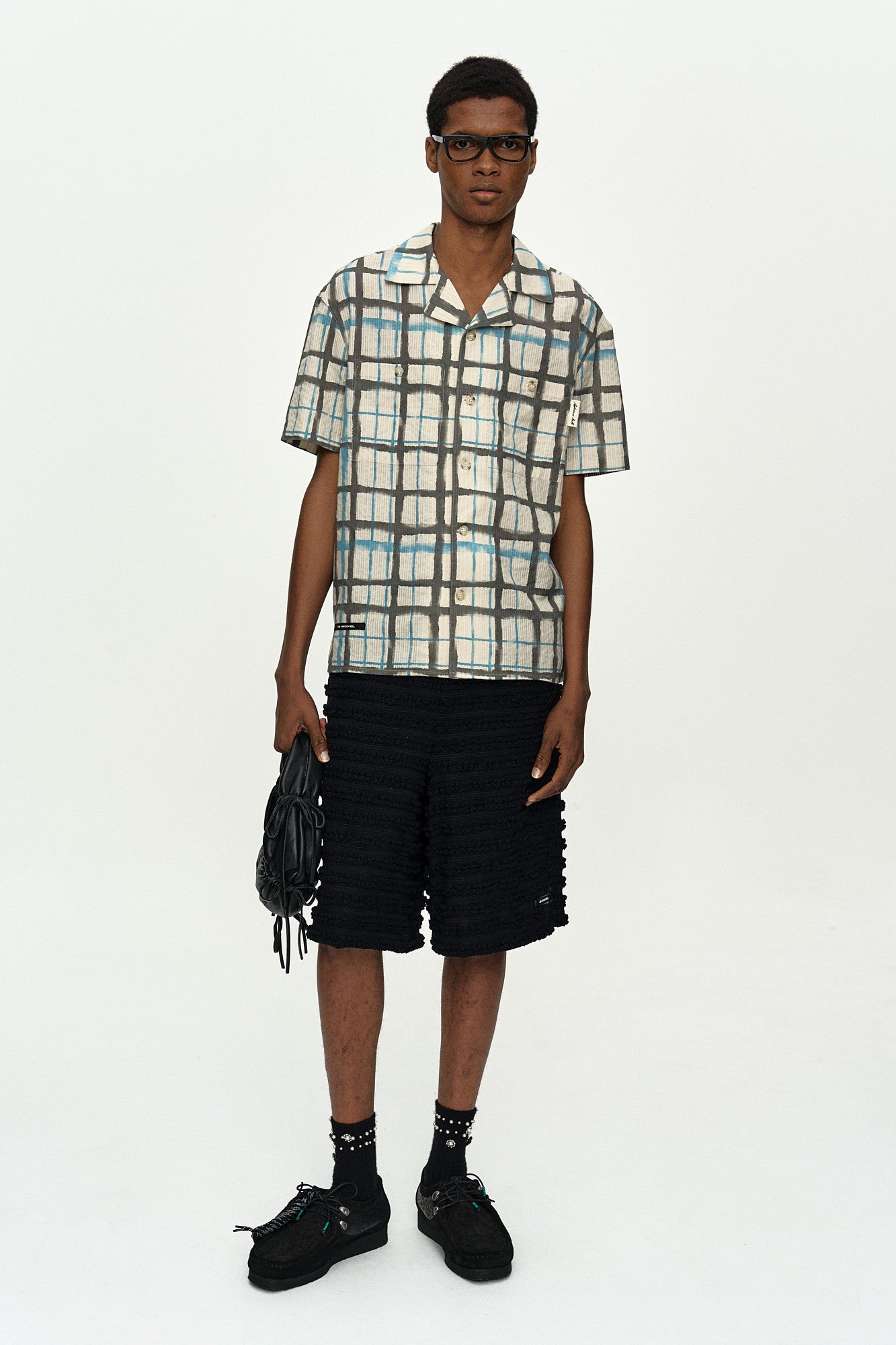 Andersson Bell Rothko Open Collar Shirt