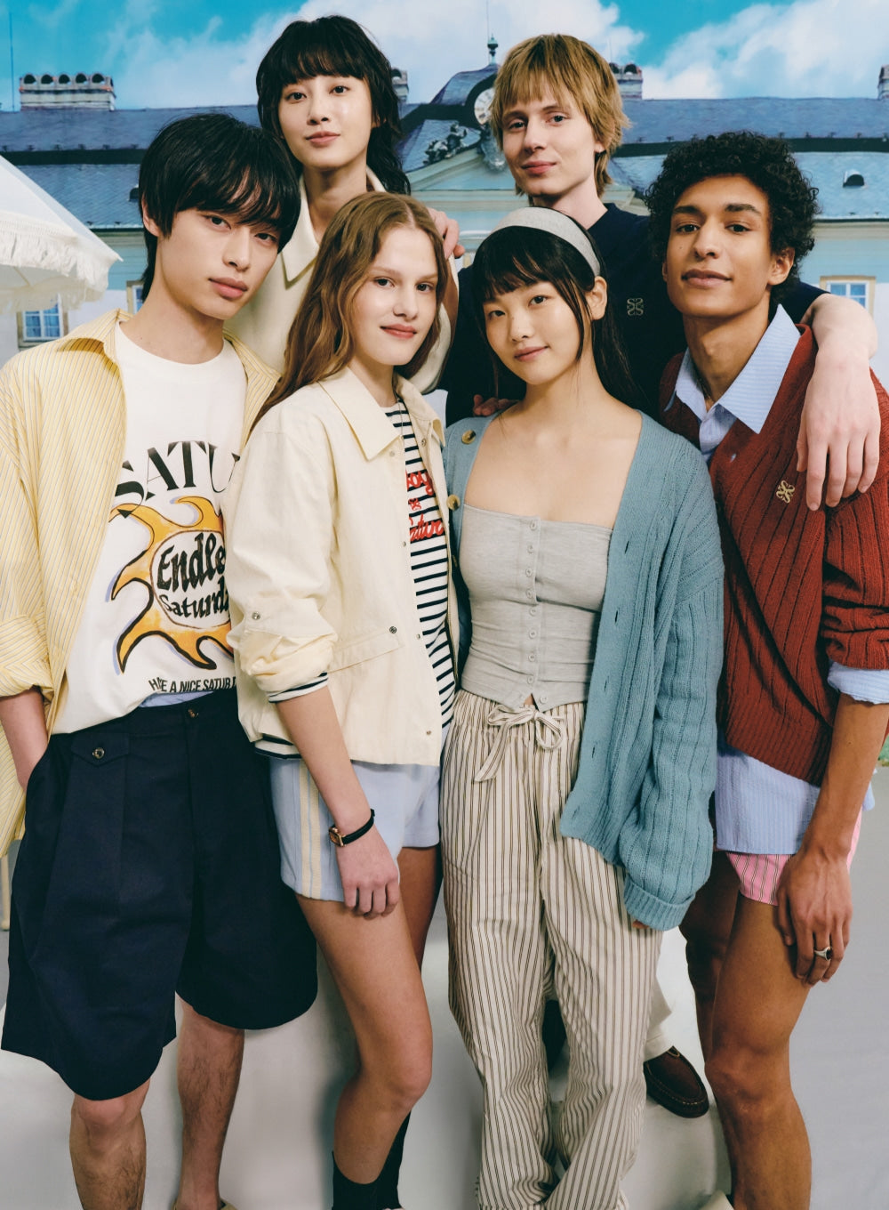 [satur] (W) Teo Nylon Coach Jacket - Cream