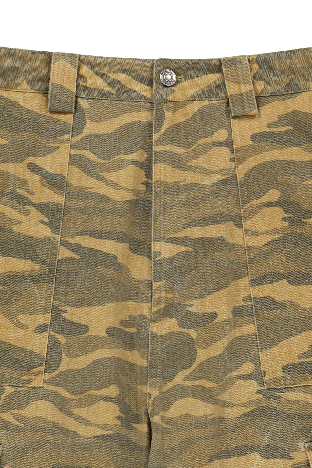 Matinkim Camouflage Cargo Bermuda Pants For Men IN Camel