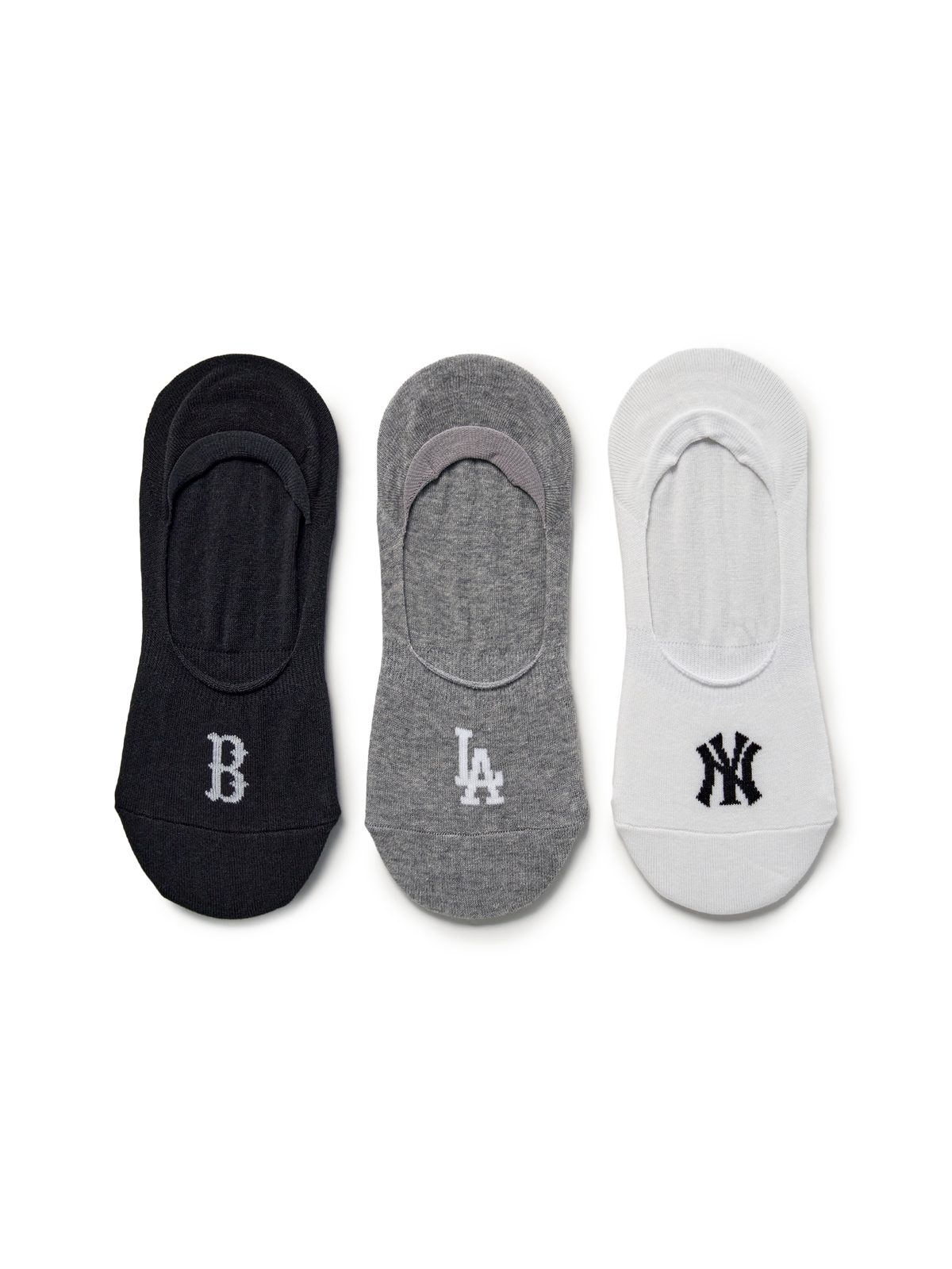 Mlb Small Logo Fake Socks 3pairs Set
