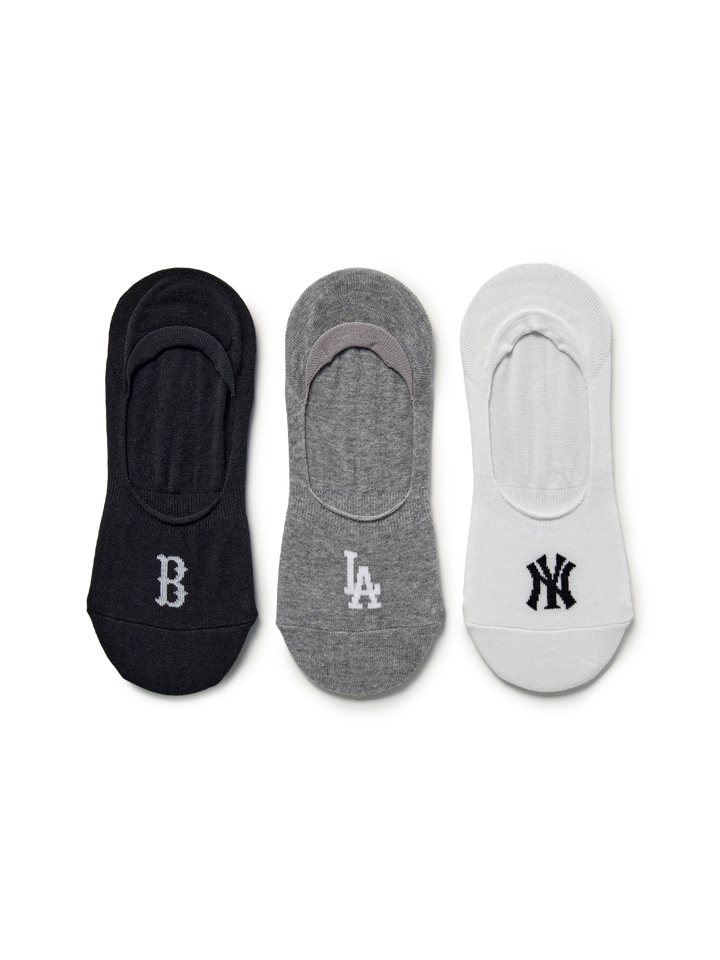 Mlb Small Logo Fake Socks 3pairs Set