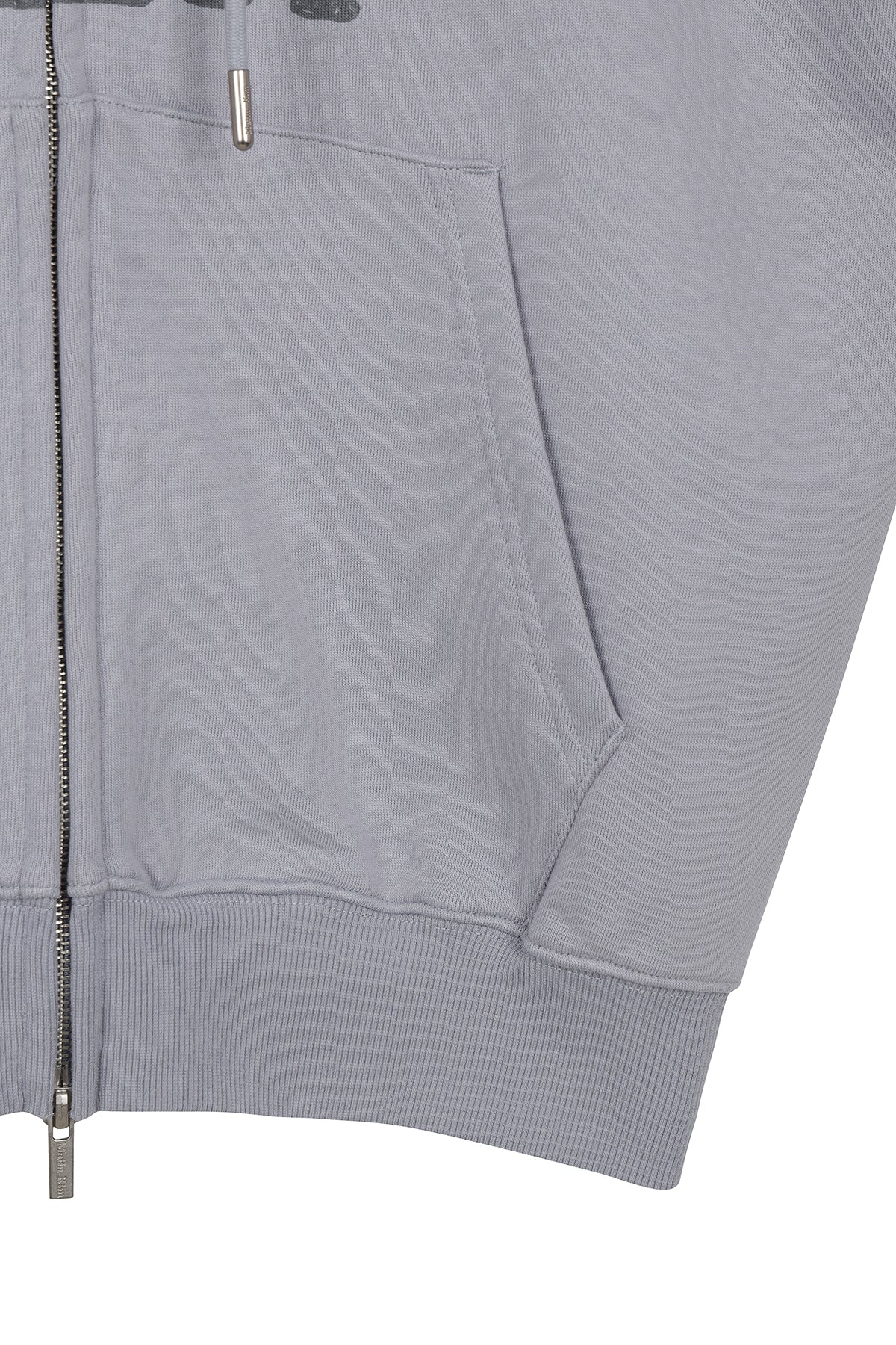 [matinkim] GRAFFITI ARTWORK HOODY ZIP UP IN SMOKE BLUE