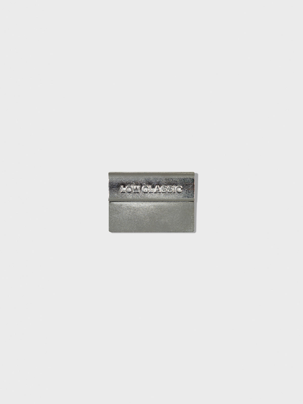 Low Classic Wide Logo Clip Silver