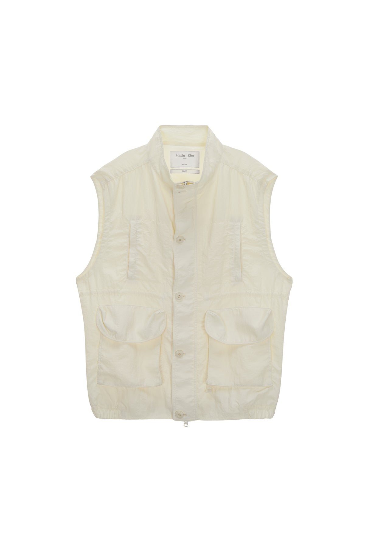 Matinkim Nylon Fishing Vest For Men IN Light Yellow