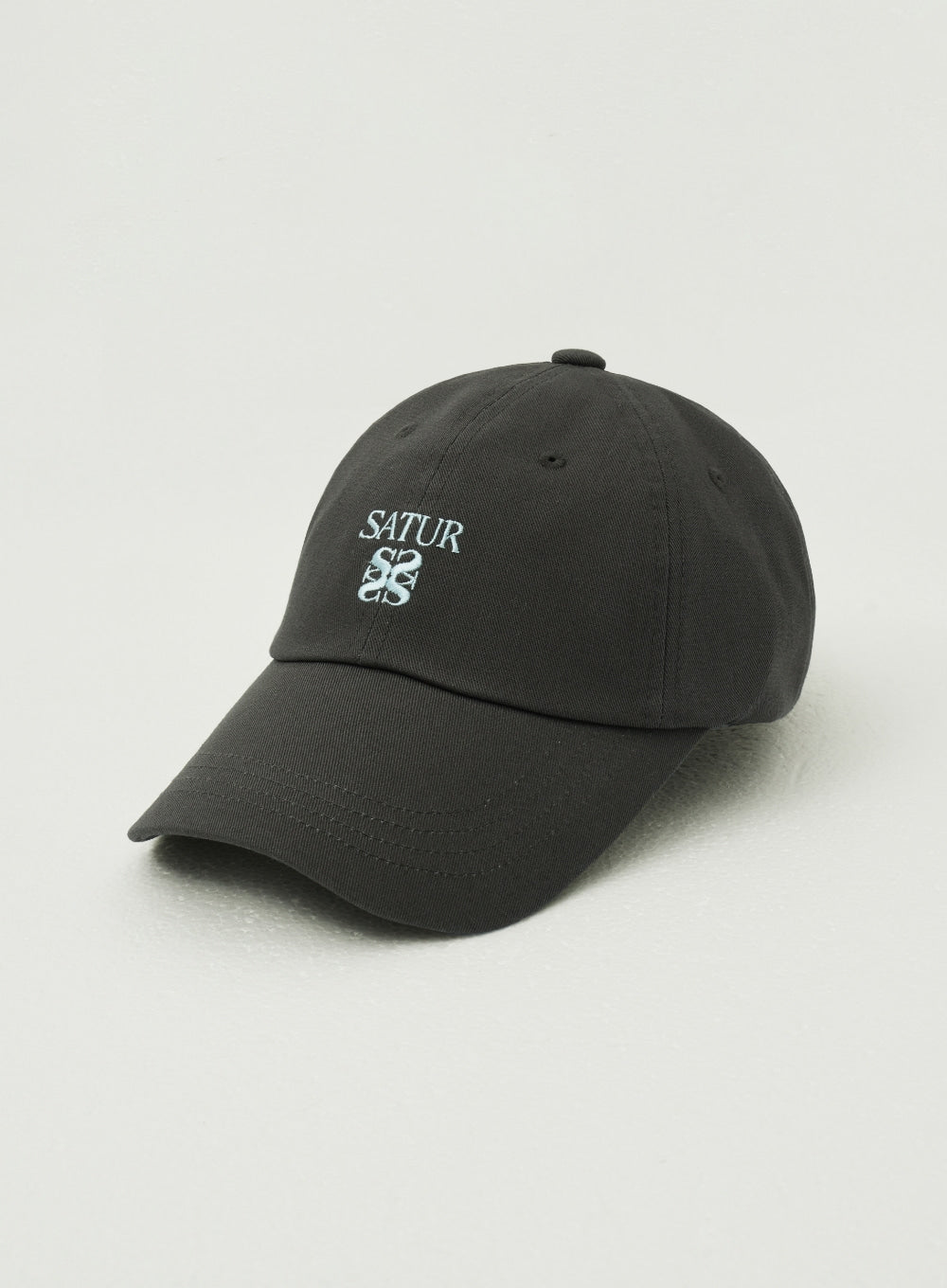 [satur] Classic Logo Ball Cap - Charcoal