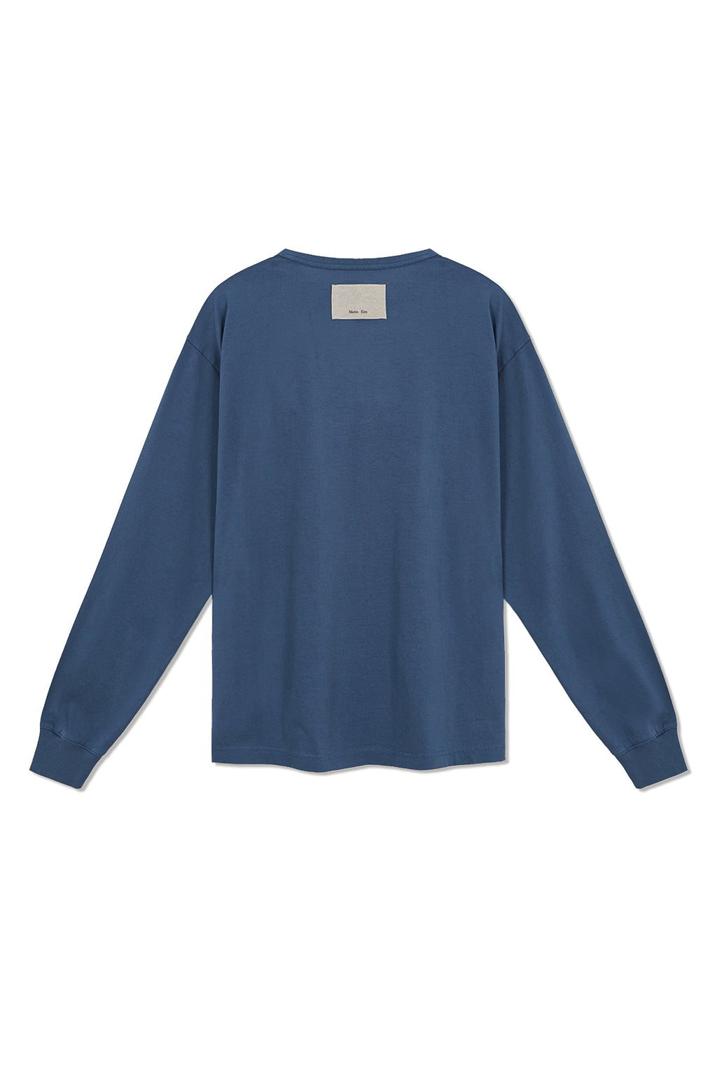 Matinkim Patch Graphic Long Sleeve Top IN Smoke Blue